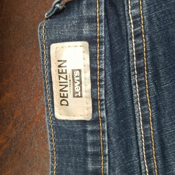 #O - Levi's Women Denizen Curvy Boot Cut Jeans In Deep Blue 26W 27.5L - Picture 6 of 11